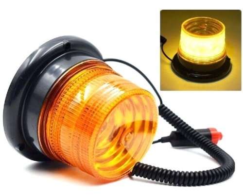 LED Magnetic Warning Strobe Emergency Beacon Light Orange / Amber. Collections are allowed.