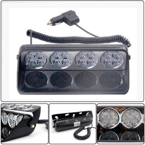 LED Windscreen Strobe GREEN Emergency Vehicle Flash/Warning Dashboard Light. Collections allowed.