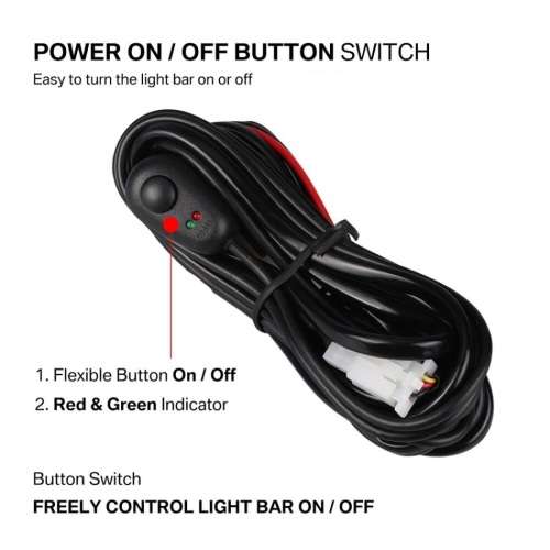 Wire Harness Kit With Double Leads, Relay, Fuse, On/Off Switch. Wiring Harness. Collections Allowed.