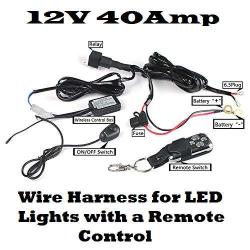 Wiring Harness Kit for LED Lights with Remote Control and More. Collections are allowed.