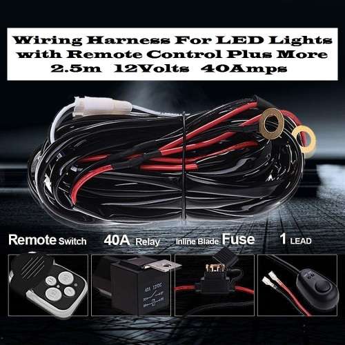 Wiring Harness Kit for LED Lights with Remote Control and More. Collections are allowed.