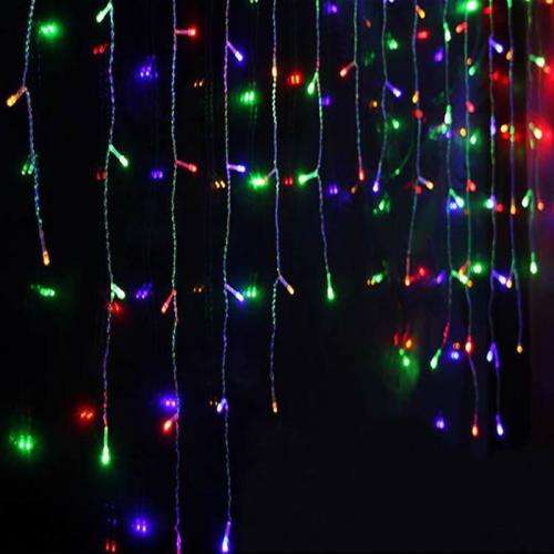 LED Decorative Fairy Curtain Lights Waterproof 220V AC in RGB. Collections are allowed.