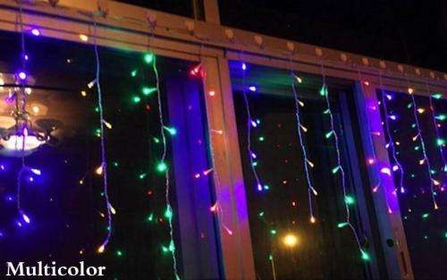 LED Decorative Fairy Curtain Lights Waterproof 220V AC in RGB. Collections are allowed.
