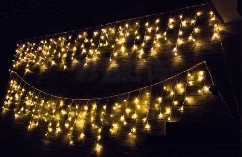 LED Decorative Fairy Curtain Lights Waterproof 220V AC in Warm White. Collections are allowed.