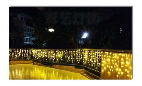 LED Decorative Fairy Curtain Lights Waterproof 220V AC in Warm White. Collections are allowed.