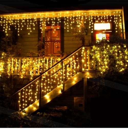 LED Decorative Fairy Curtain Lights Waterproof 220V AC in Warm White. Collections are allowed.