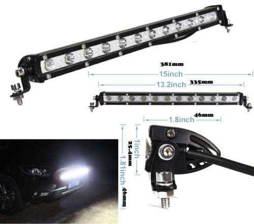 LED Light Bar 33cm Ultra Slim Design 9~60V DC 36W. Collections allowed.