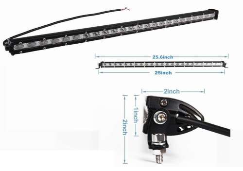 LED Light Bar 64cm Ultra Slim Design 9~60V DC 72W. Collections allowed.
