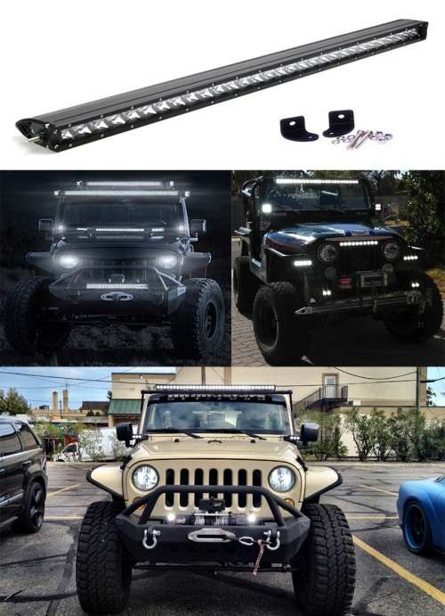 LED Light Bar 80cm Ultra Slim Design 9~60V DC 90W. Collections allowed.