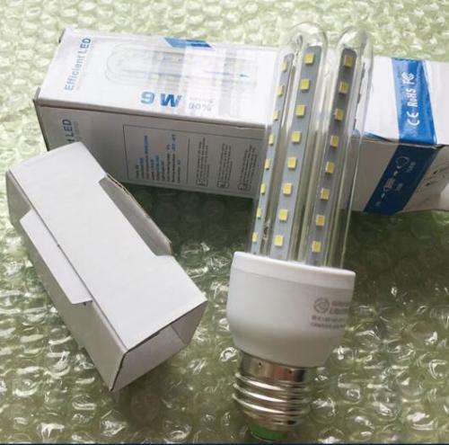 12V LED Light Bulbs: 7W Glass Covered U-Shape Energy Saver 12V in E27. Collections allowed