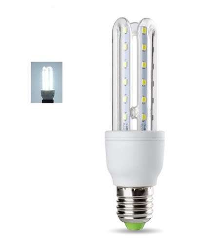 12V LED Light Bulbs: 7W Glass Covered U-Shape Energy Saver 12V in E27. Collections allowed