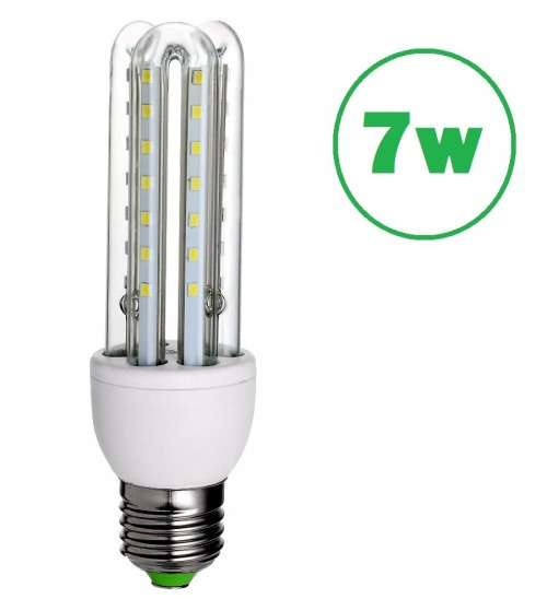 12V LED Light Bulbs: 7W Glass Covered U-Shape Energy Saver 12V in E27. Collections allowed