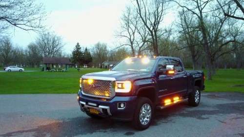 LED Emergency Hazard Warning AMBER Flash Cluster Strobe Grille Lights 12V/24V. Collections allowed.