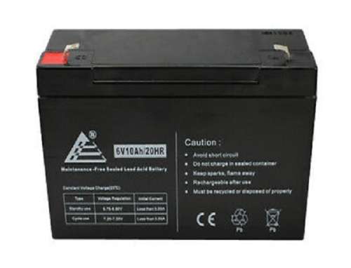 6V 10Ah Battery Sealed Maintenance Free Sealed Rechargeable Brand New. Collections are allowed.