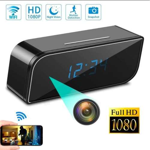 WiFi Spy Camera Clock HD Video Recorder with Motion Sensor Plus More. Collections allowed