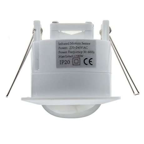 360° Mini Recessed PIR Motion Sensor Detector Switch. Flush Mount AC220~240V. Collections Allowed.