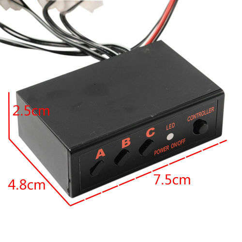 Green LED Flash Cluster Strobe Grille Lights 54pces DC12V~32V. Collections allowed.