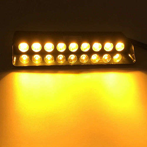 Very Long Type Amber Orange LED Vehicle Windscreen Flash Strobe Dash Light Bar. Collections Allowed.