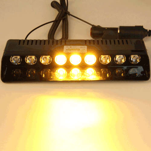 Very Long Type Amber Orange LED Vehicle Windscreen Flash Strobe Dash Light Bar. Collections Allowed.