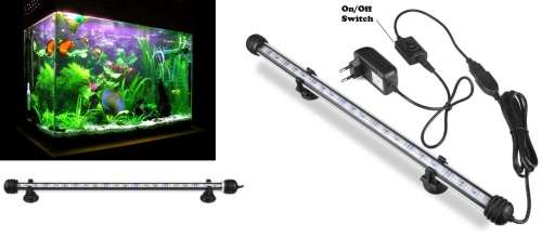 LED Submersible Tube Lamp for Aquariums, Fish Tanks, Water Features 220V 750mm. Collections Allowed.