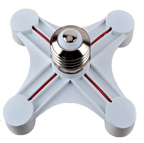 E27 to 4x E27 Light Bulb Socket Splitter, Adapter, Converter, Lamp Holder. Collections are allowed.
