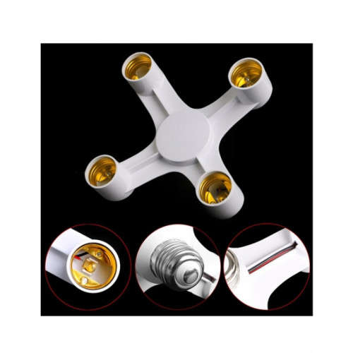 E27 to 4x E27 Light Bulb Socket Splitter, Adapter, Converter, Lamp Holder. Collections are allowed.