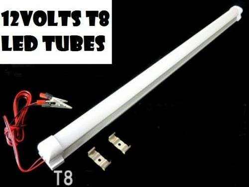 LED Tube Lights 12V Fluorescent T8 Frosted Cover. Brilliant for Load Shedding. Collections Allowed.