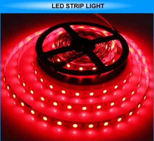 LED Strip Lights 12V Dustproof Waterproof SMD3528 RED Colour 5-metre Rolls. Collections Are Allowed.