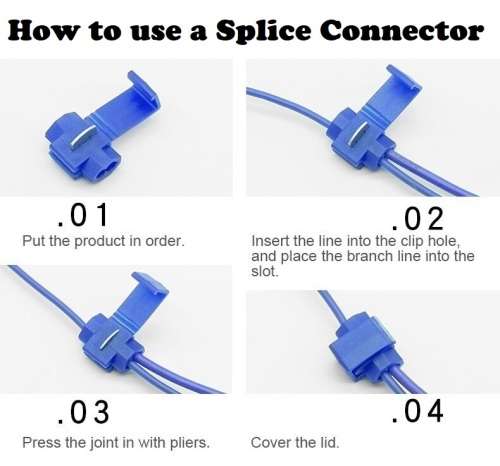 Solderless Wire Connectors Terminals Crimp Electrical Lock Quick Splice. Collections are allowed