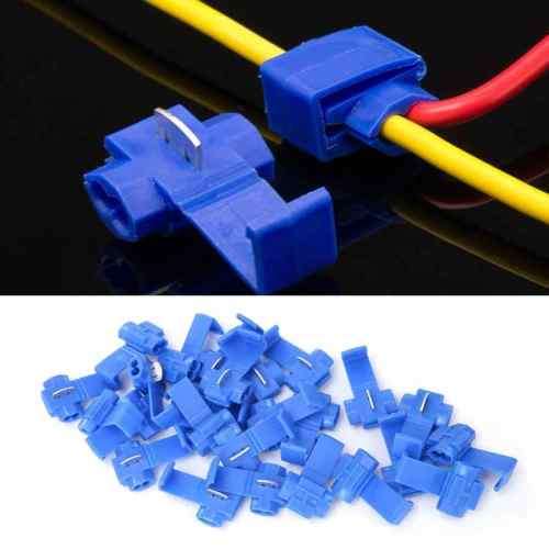 Solderless Wire Connectors Terminals Crimp Electrical Lock Quick Splice. Collections are allowed