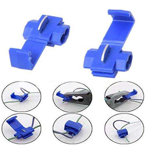 Solderless Wire Connectors Terminals Crimp Electrical Lock Quick Splice. Collections are allowed