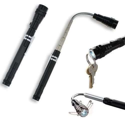 Flexi Torch 3-LED Telescopic Flexible Bendable Magnetic Pick-Up Tool Flashlight. Collections Allowed