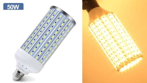 LED Corn Light Bulbs: Warm White 50W AC85~265V E27 Energy Saver. SPECIAL OFFER. Collections Allowed.