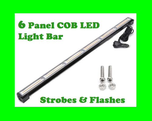 GREEN Vehicle Flash Warning LED Emergency Strobe Light Bar. Collections allowed.