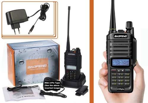 BAOFENG UV-9R Plus Walkie Talkie VHF UHF Dual Band 15W Handheld Two Way Radio. Collections allowed.