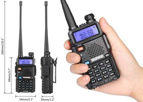 BAOFENG UV-5R Upgrade Walkie Talkie VHF UHF Dual Band Two Way Radio.Transceiver Collections allowed.