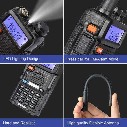 BAOFENG UV-5R Upgrade Walkie Talkie VHF UHF Dual Band Two Way Radio.Transceiver Collections allowed.