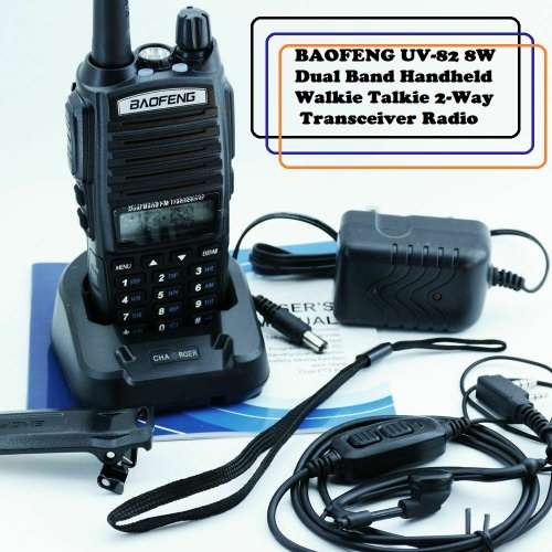 Walkie Talkie VHF UHF Dual Band 2Way Radio Transceiver (Upgraded Version) Collections allowed.