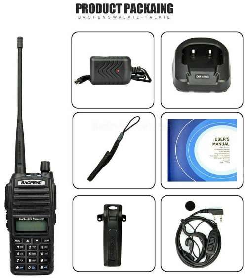 Walkie Talkie VHF UHF Dual Band 2Way Radio Transceiver (Upgraded Version) Collections allowed.