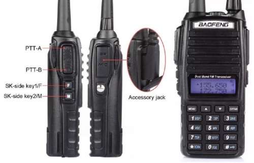 Walkie Talkie VHF UHF Dual Band 2Way Radio Transceiver (Upgraded Version) Collections allowed.