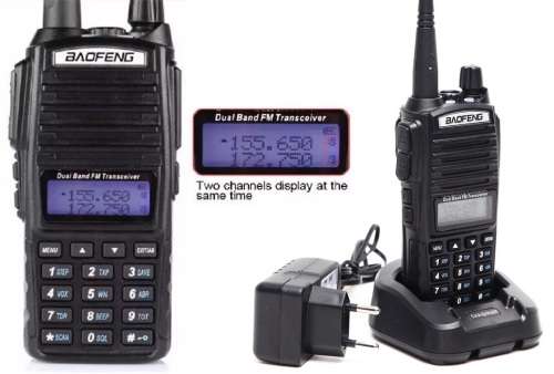 Walkie Talkie VHF UHF Dual Band 2Way Radio Transceiver (Upgraded Version) Collections allowed.