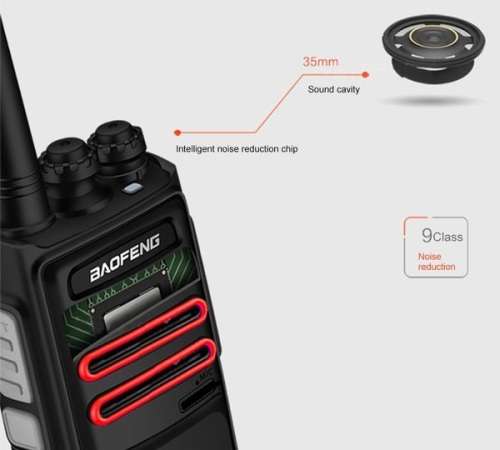 BAOFENG BF-Q8 10Watts Upgrade Walkie Talkie UHF Band Two Way Radio Transceiver. Collections allowed