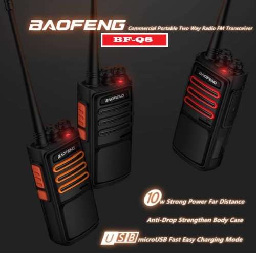 BAOFENG BF-Q8 10Watts Upgrade Walkie Talkie UHF Band Two Way Radio Transceiver. Collections allowed