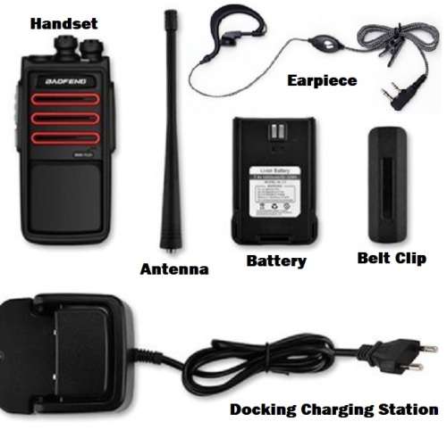 BAOFENG BF-Q8 10Watts Upgrade Walkie Talkie UHF Band Two Way Radio Transceiver. Collections allowed