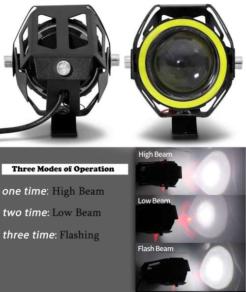 LED Angel Eye Spotlights, Devil Eye Universal Auxiliary Halo Ring Spotlights. Collections allowed.