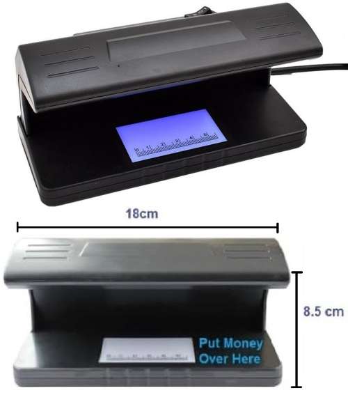 Counterfeit Fake Money Detector / UV Light Currency, Watermarks Detector. Collections Are Allowed.