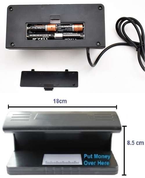 Counterfeit Fake Money Detector / UV Light Currency, Watermarks Detector. Collections Are Allowed.