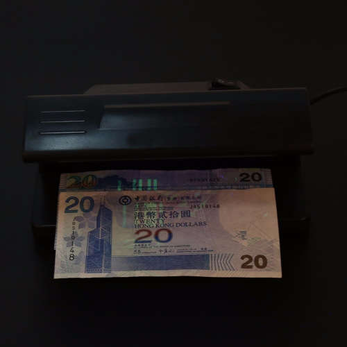 Counterfeit Fake Money Detector / UV Light Currency, Watermarks Detector. Collections Are Allowed.