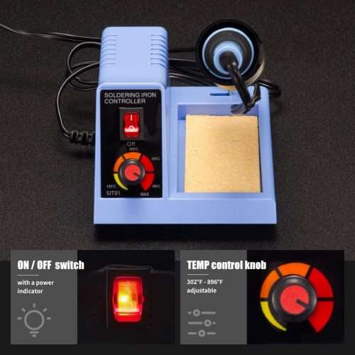 Soldering Station Temperature Controlled Portable Budget Value. Collections are allowed.