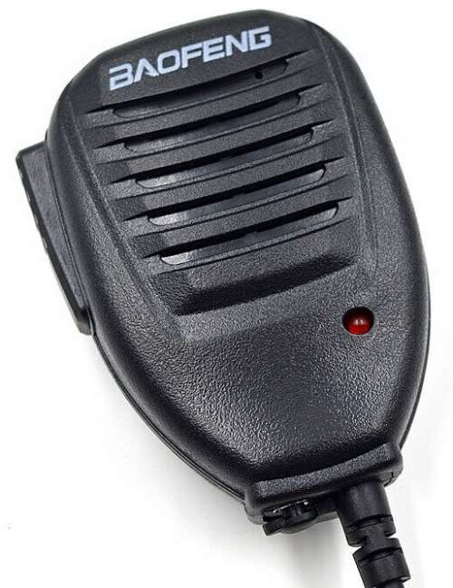 Hand Held Clip-On Shoulder Speaker Mic Microphone PTT for Walkie Talkies. Collections allowed.